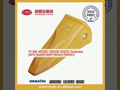 PC300 14151RC 14151SK 14151TL Partes de excavadoras dientes de cubo Fábrica Entrega