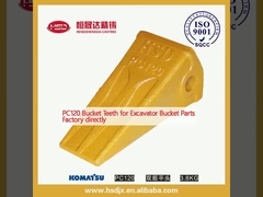 PC120 Dentes de cubo para excavadoras de piezas de cubo de fábrica directamente