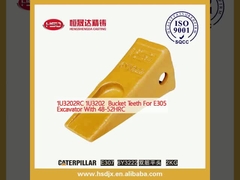 1U3202RC 1U3202 Dientes de cubo para excavadora E305 con 48-52HRC
