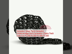 Las piezas de repuesto de las excavadoras de las excavadoras de las piezas del tren de carga de las excavadoras de las cadenas de las excavadoras de las vías de ferrocarril para PC200 PC300 PC400 PC500