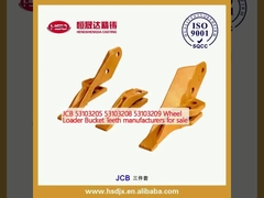 JCB 53103205 53103208 53103209 Cargador de ruedas fabricantes de dientes de cubo para la venta