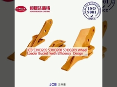 JCB 53103205 53103208 53103209 Diseño de eficiencia de los dientes de cubo del cargador de ruedas