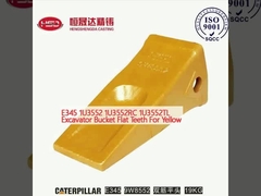 E345 1U3552 1U3552RC 1U3552TL Cubo de excavadora Dientes planos para amarillo