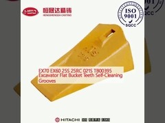 EX70 EX60 25S 25RC 021S TB00395 Excavadora Dentes de cubo plano Grooves de autolimpieza