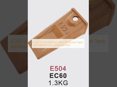 EC60 EC140 E504 14527863 Reemplazo de dientes de cubo plano Funcionamiento con bajo ruido