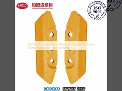 SK260-8 Protector de cubos de excavadoras Refuerzo de doble grosor para condiciones adversas