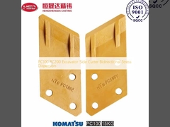 PC100 PC200 Cortador lateral de excavadora Dispersión de esfuerzo bidireccional