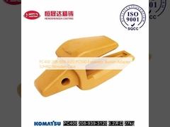 PC400 208-939-3120 PC500 Adaptador de cubo de excavadora 52HRC Cuadro de madera