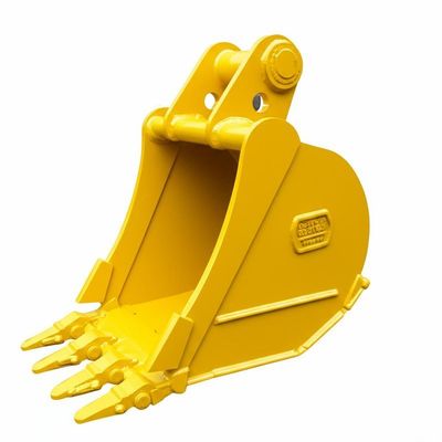 Yellow Excavator Bucket Adapter for Heavy-Duty Construction Equipment