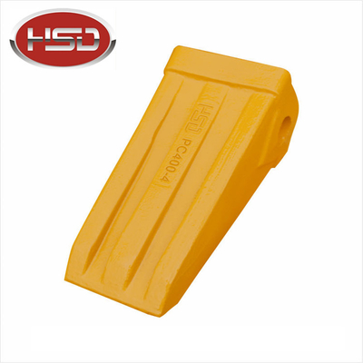 PC400-4 Excavadora de acero de aleación de reemplazo de cubo de dientes de color amarillo