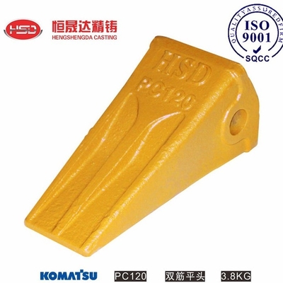 PC120 Premium Dentes de cubo planos duraderos para excavadora Servicio en línea 24 horas