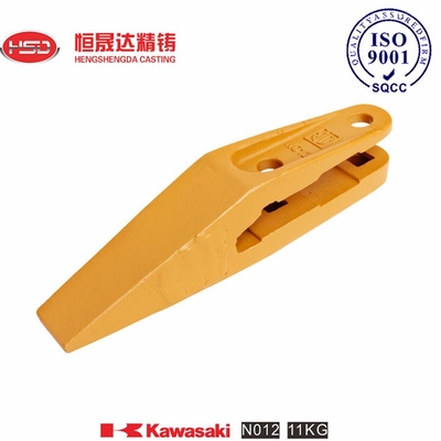 N012 Kawasaki Excavadora Rodas cargadoras Dientes de acero de aleación resistente a las grietas