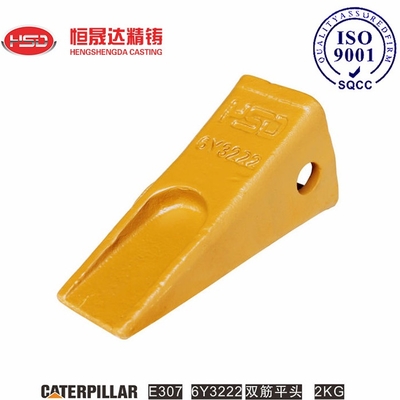 6Y3222 6Y3222RC Dentes de cubo para mini excavadoras E307 resistentes a las grietas