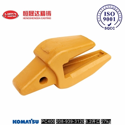 PC400 208-939-3120 PC500 Adaptador de cubo de excavadora 52HRC Cuadro de madera