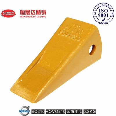 EC210 EC210RC 14530544 VOLVO Dentes de cubo plano Diseño de punta modular