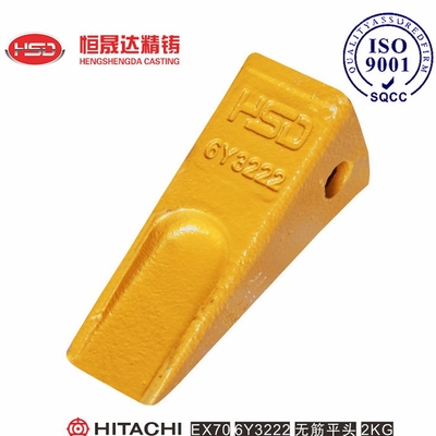 EX70 EX60 25S 25RC 021S TB00395 Excavadora Dentes de cubo plano Grooves de autolimpieza