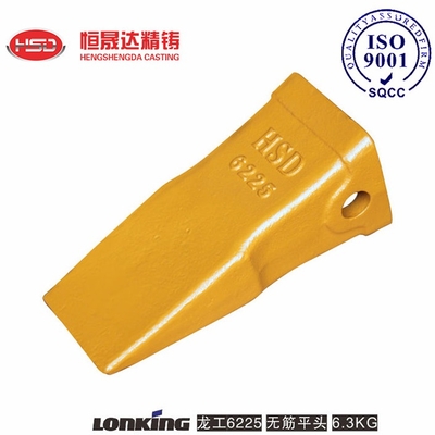 LG6225 Lonking excavadora Dentes de cubo anti-fatigazo de grieta plana
