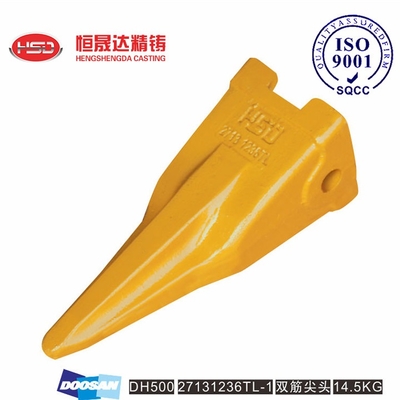 DH500 27131236RC DOOSAN Excavadora Gran cubo de hielo Dientes de forma dental optimizada