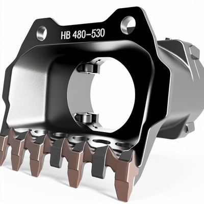 Dientes de cuchara HB 480-530 para excavadora, diseño resistente y duradero