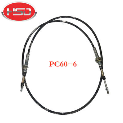 Línea del motor del cable de Spare Parts Throttle del excavador PC60-6